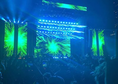 Renzo Cubas Lighting Director for Music Producer and DJ Fisher - Lollapalooza