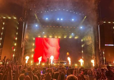 Renzo Cubas Lighting Director for Music Producer and DJ Fisher - Lollapalooza